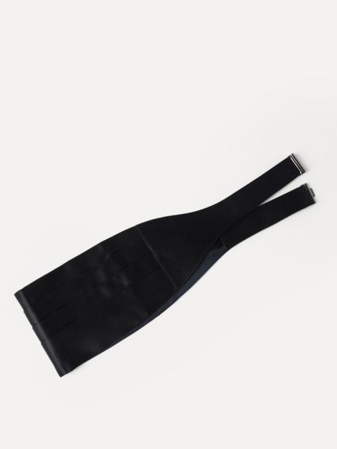 Brunello Cucinelli Silk and cotton satin cummerbund