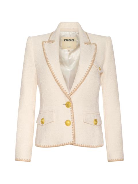 L'AGENCE Wylla Tweed Blazer