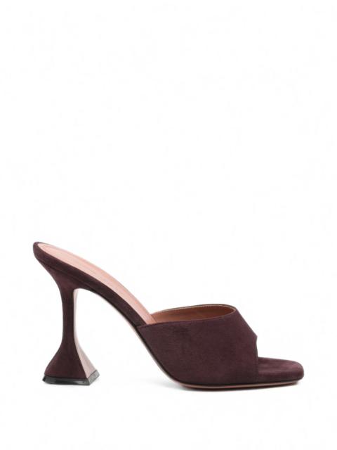 Amina Muaddi Amina Muaddi Women Lupita Suede Leather Mules