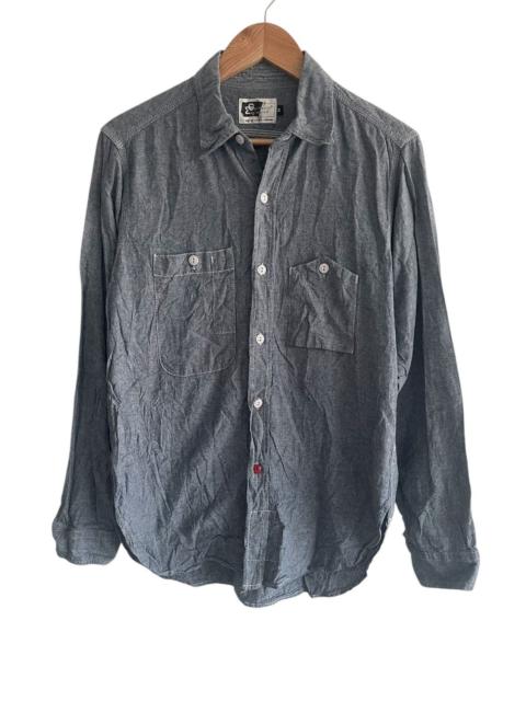 Engineered Garments Enginereed garment nepenthes button up denim work shirt