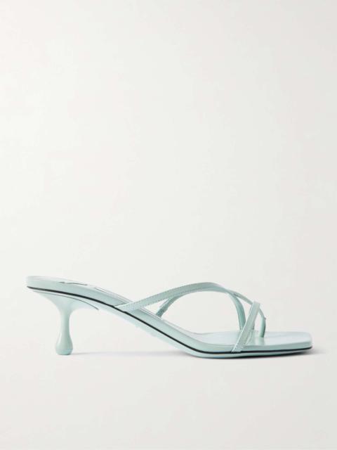 Etana 50 leather sandals Light blue