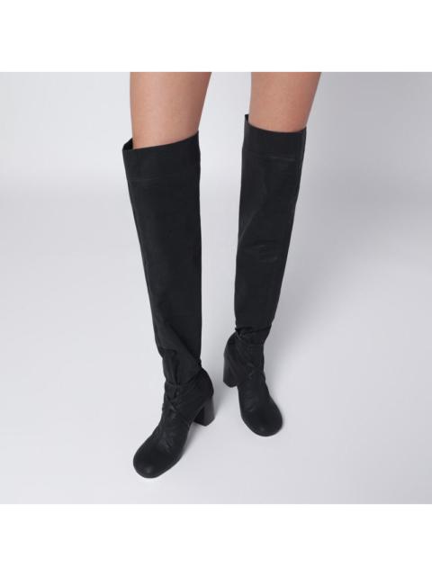 Lemaire Lemaire High Anatomic Boots In Onyx Women