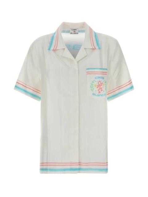 CASABLANCA Casablanca Women White Silk Shirt