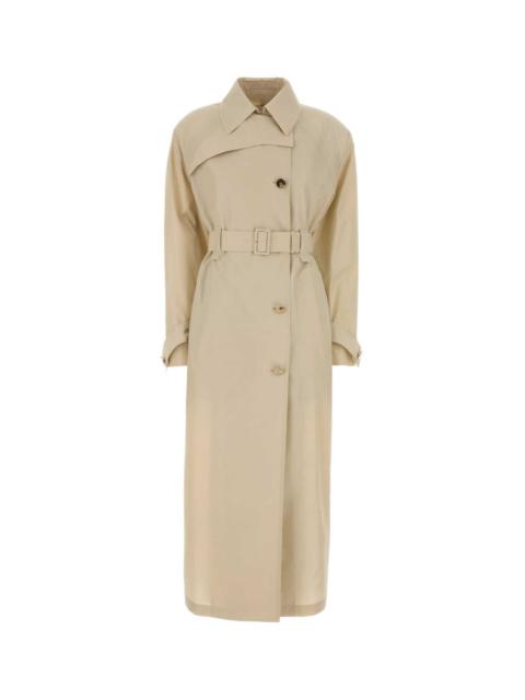 Sportmax Sportmax Women Sand Cupro Blend Zavorra Trench Coat