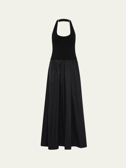 ST. AGNI Combo Halter Dress