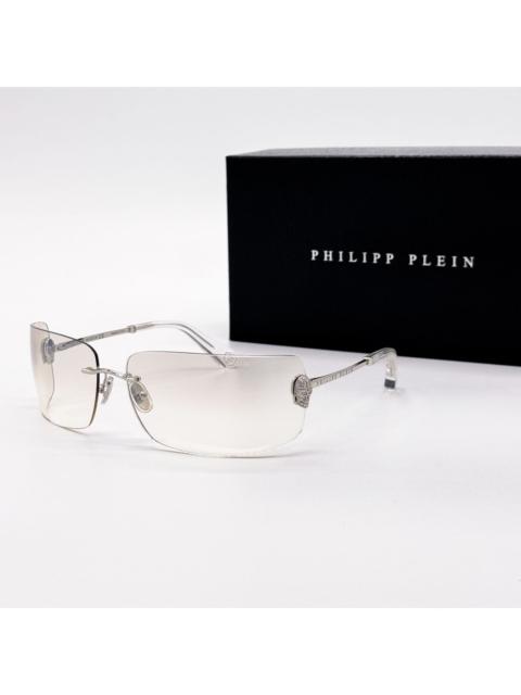PHILIPP PLEIN NEW PHILIPP PLEIN SUNGLASSES SPP027V 579X SILVER WOMEN