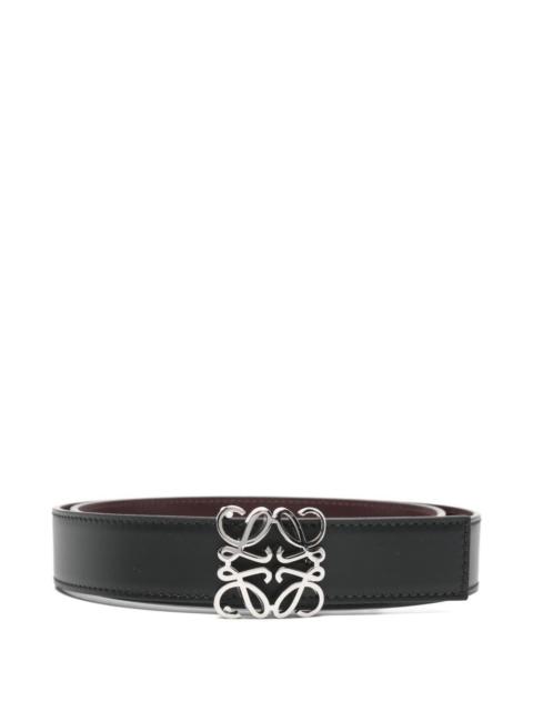 Loewe Loewe Women Anagram Leather Belt