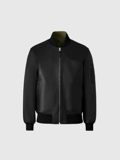 MACKAGE EASTON-SA 2-in-1 Reversible Leather Bomber Jacket