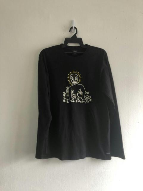 Other Designers Vtg KEITH HARING T Shirt 1986 Longsleeve Rare Design