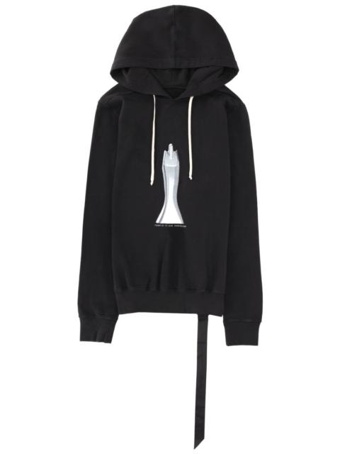 Rick Owens DRKSHDW Rick Owens Drkshdw Men Felpa Con Cappuccio Oversize