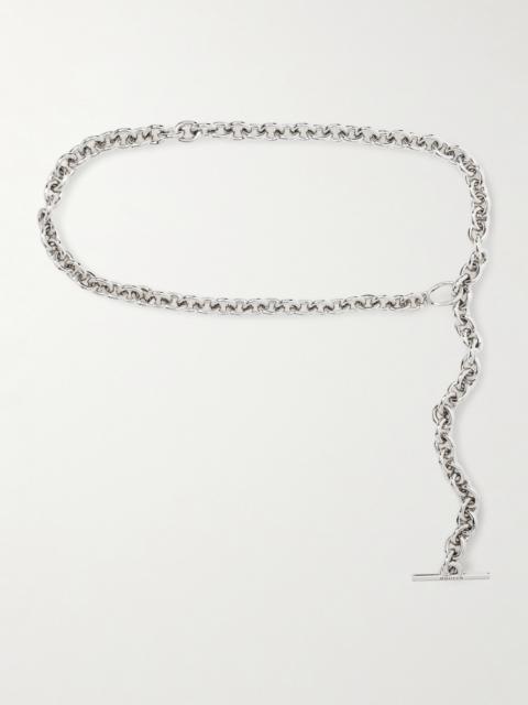 Alexander McQueen Silver-tone Chain Belt