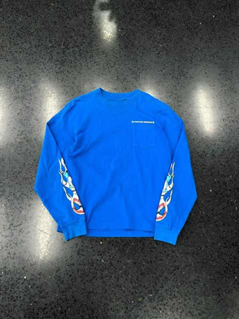 Chrome Hearts Chrome Hearts Matty Boy Space LS Blue Shirt