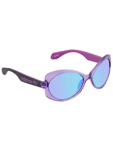 adidas Adidas Originals Violet Gradient/Mirror Butterfly Ladies Sunglasses OR0020 78Z 56