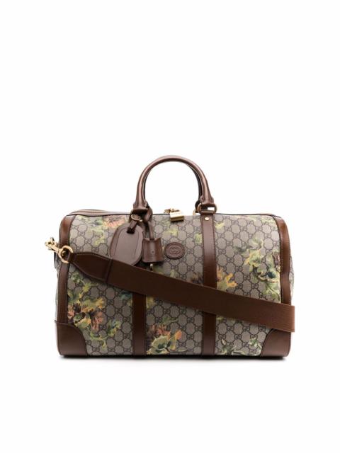 GUCCI GG Supreme carnation print duffle bag
