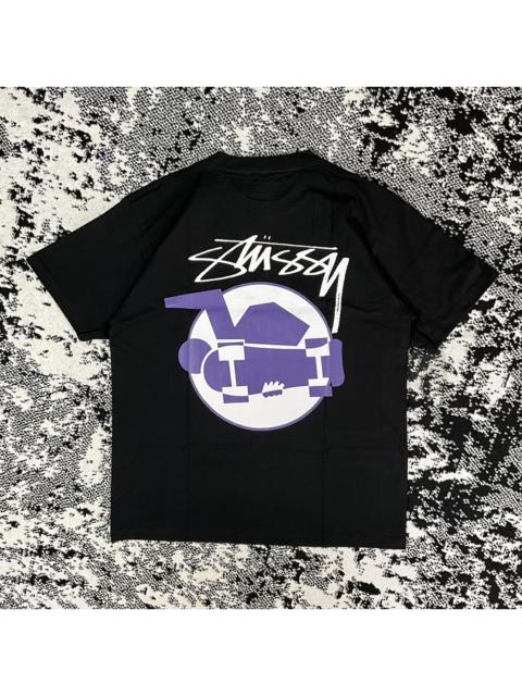 Vintage - STUSSY SKATEMAN TEE BLACK -L