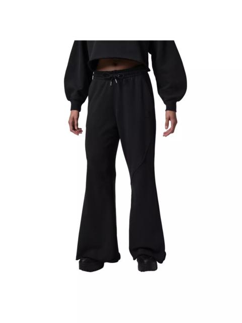 Jordan Women's Flared French Terry Fleece Pants -Black