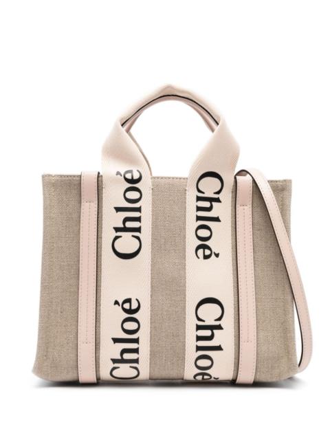 Chloé Chloé Women Woody Small Canvas Tote