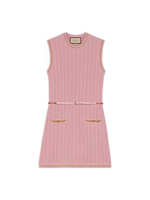 (WMNS) Gucci Boundless Overture Series GG Sleeveless Dress Pink 658350-XKBVO-6167