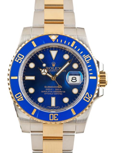 ROLEX Pre-owned Men's Rolex Submariner 116613 Blue Dial