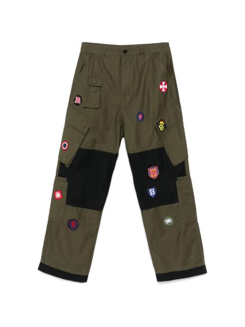 BILLIONAIRE BOYS CLUB patch cargo pants