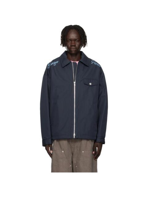KENZO Navy Kenzo Paris 'Kenzo Paris Chainstitch' Coach Jacket