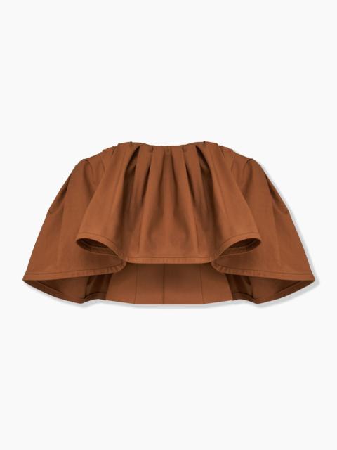 CAROLINA HERRERA Off-Shoulder Ruffle Top