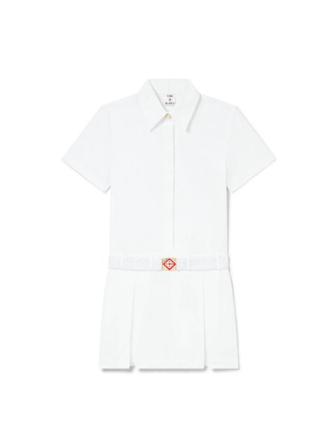CASABLANCA Pleated Cotton Tennis Dress | Casablanca Paris