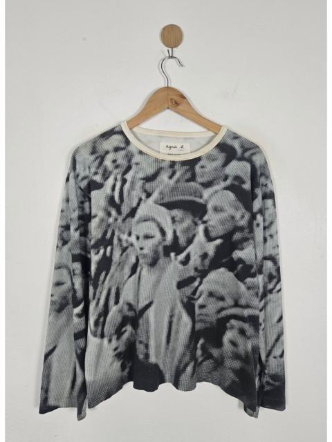 Other Designers agnes b. - Agnes B paris Ange Leccia psychedelic artistic Shirt