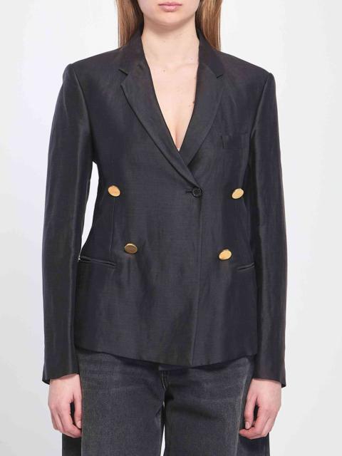 CELINE Celine Brompton Wool And Silk Blazer With Maxi
