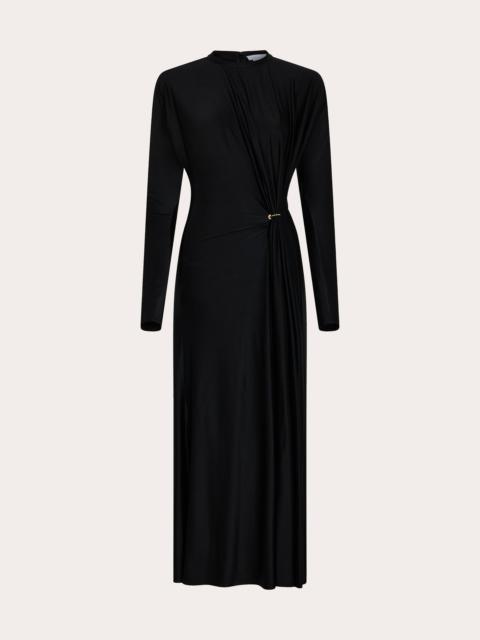 rabanne Ruched Jersey Midi Dress