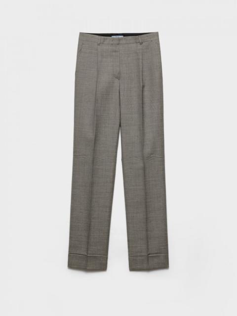 Prada Prada Pants Men Grey