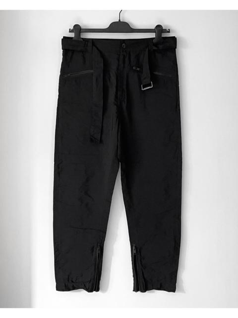 Ann Demeulemeester S/S16 Belted Zipped Hem Pants