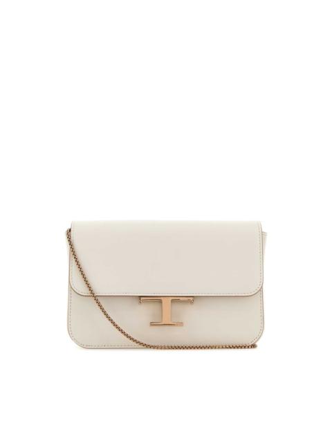 Tod's Tod'S Ivory Leather Micro Crossbody Bag