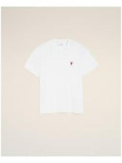 AMI Paris Ami Paris Men Tshirt With Red Ami De Coeur