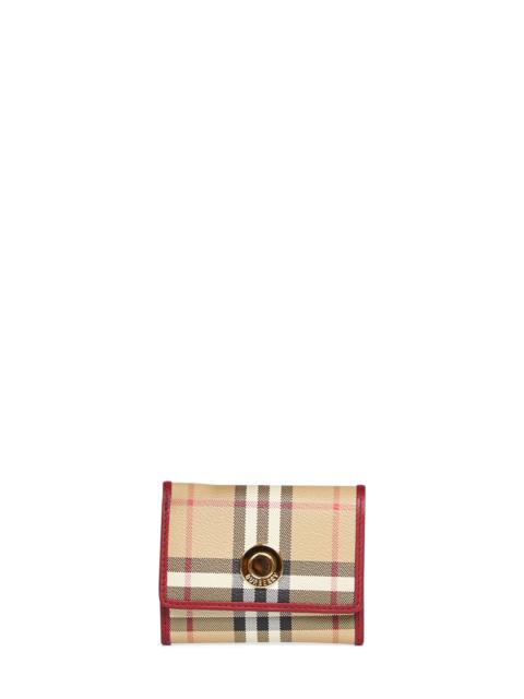 Burberry Burberry Women Archive Beige Small Check Folding Wallet