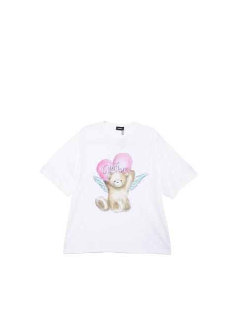 We11done TEDDY-PRINT T-SHIRT