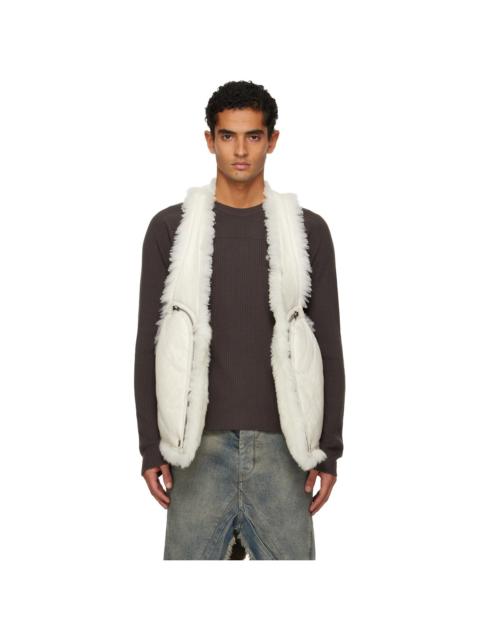 Rick Owens Off-White Concordians Bauhaus Shearling Vest