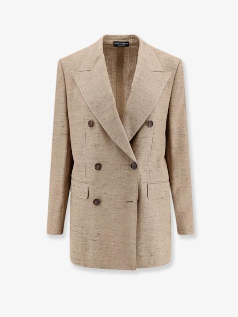 Dolce & Gabbana Dolce & Gabbana Women Viscose And Linen Blazer