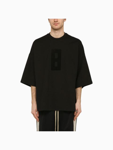 Fear Of God T-Shirt With Black Milan 8 Embroidery Men