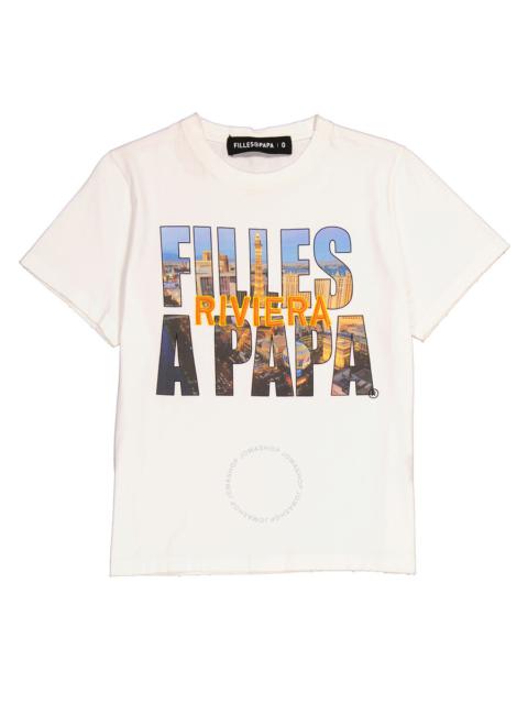 Other Designers Filles A Papa Ladies White Fap Cowboy T-Shirt