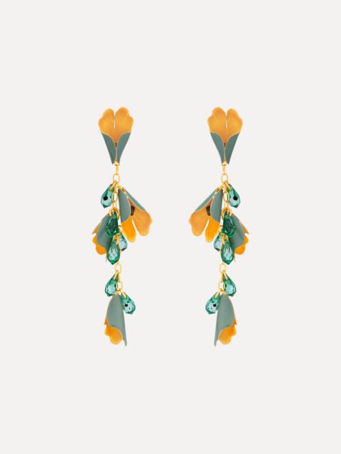 Oscar de la Renta BELLFLOWER DROP EARRINGS