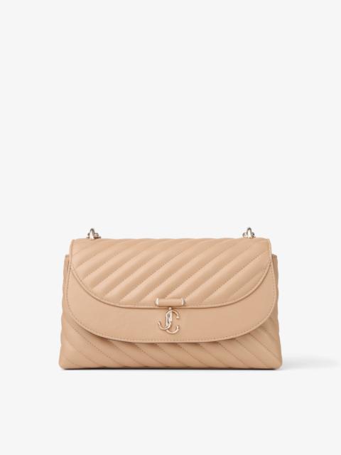 JIMMY CHOO Curve Cross Body Medium
Chai Quilted Biker Leather Crossbody Bag