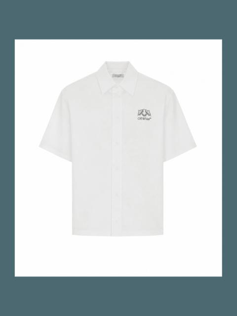 Off-White Off White Men Offline Half Arrow Bowling Shirt