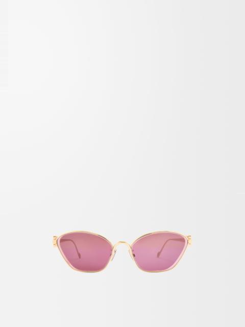 Loewe Anagram hexagonal sunglasses