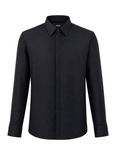 GIORGIO ARMANI Giorgio Armani Men Giorgio`S Hammered Silk Satin Shirt