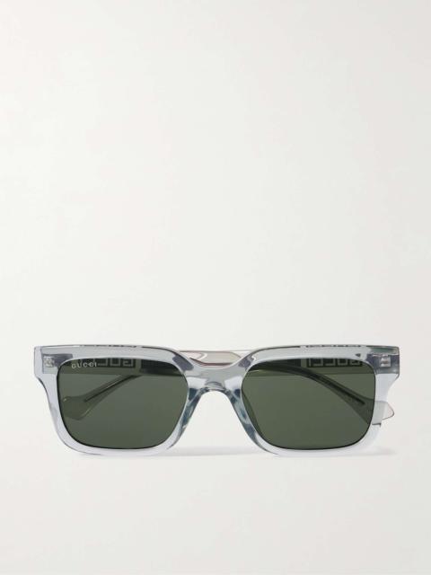 Square-Frame Acetate Sunglasses