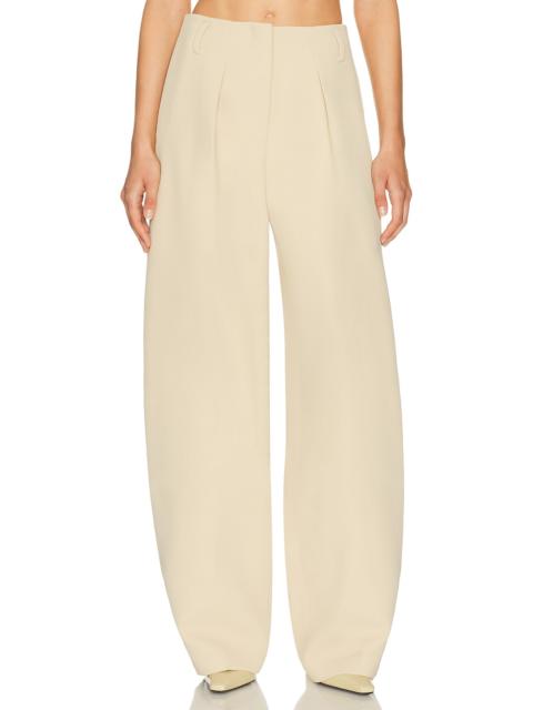 HELSA The Baggy Barrel Trouser in Very Heavy Crepe