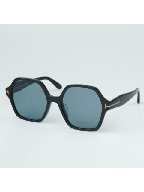 TOM FORD SALE! NEW Tom Ford FT1032-F ROMY 01A Black Square Oversized Women Sunglasses