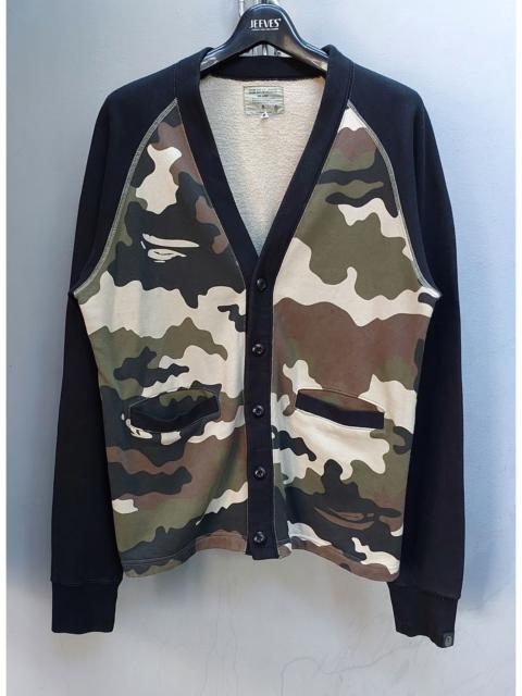 A BATHING APE® BAPE A Bathing Ape Camouflage Cardigan