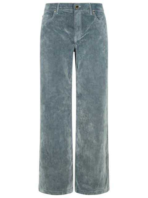 CASABLANCA Casablanca Light Blue Cotton Blend Jeans Women